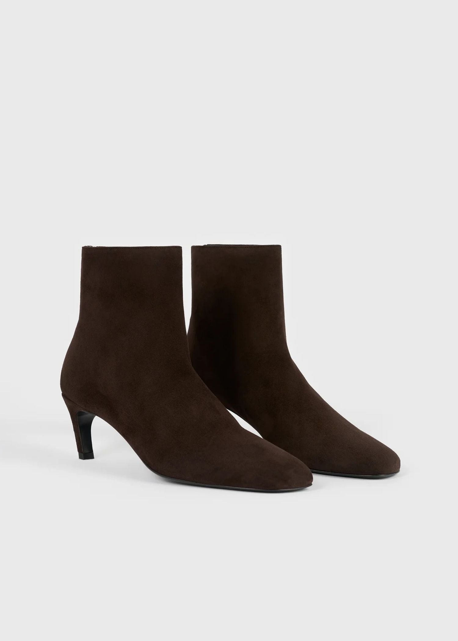 Toteme, Soft Suede Ankle, Brown, Boots