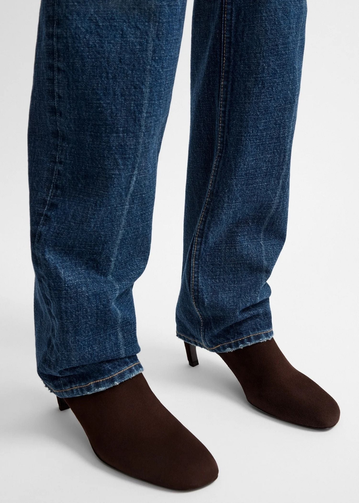 Toteme, Soft Suede Ankle, Brown, Boots