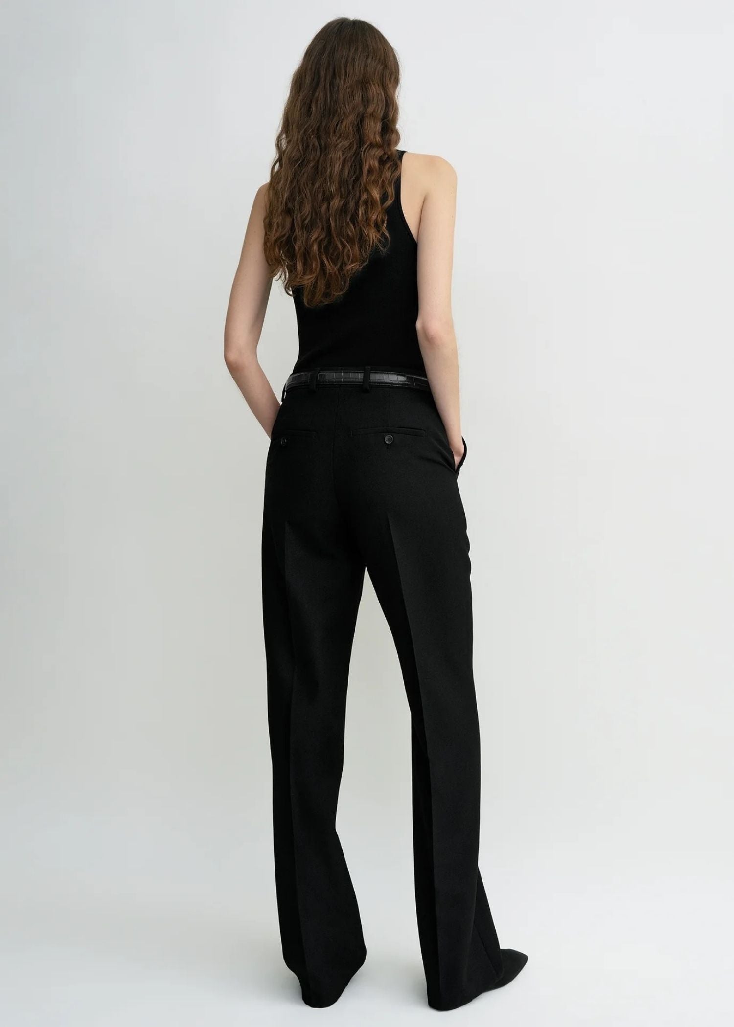 Toteme, Straight Suit, Black, Hose