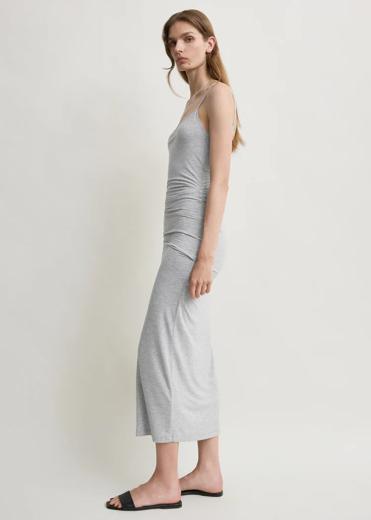 Toteme, Draped Slip, Pale Grey Melange, Kleid