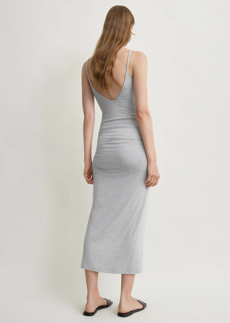 Toteme, Draped Slip, Pale Grey Melange, Kleid