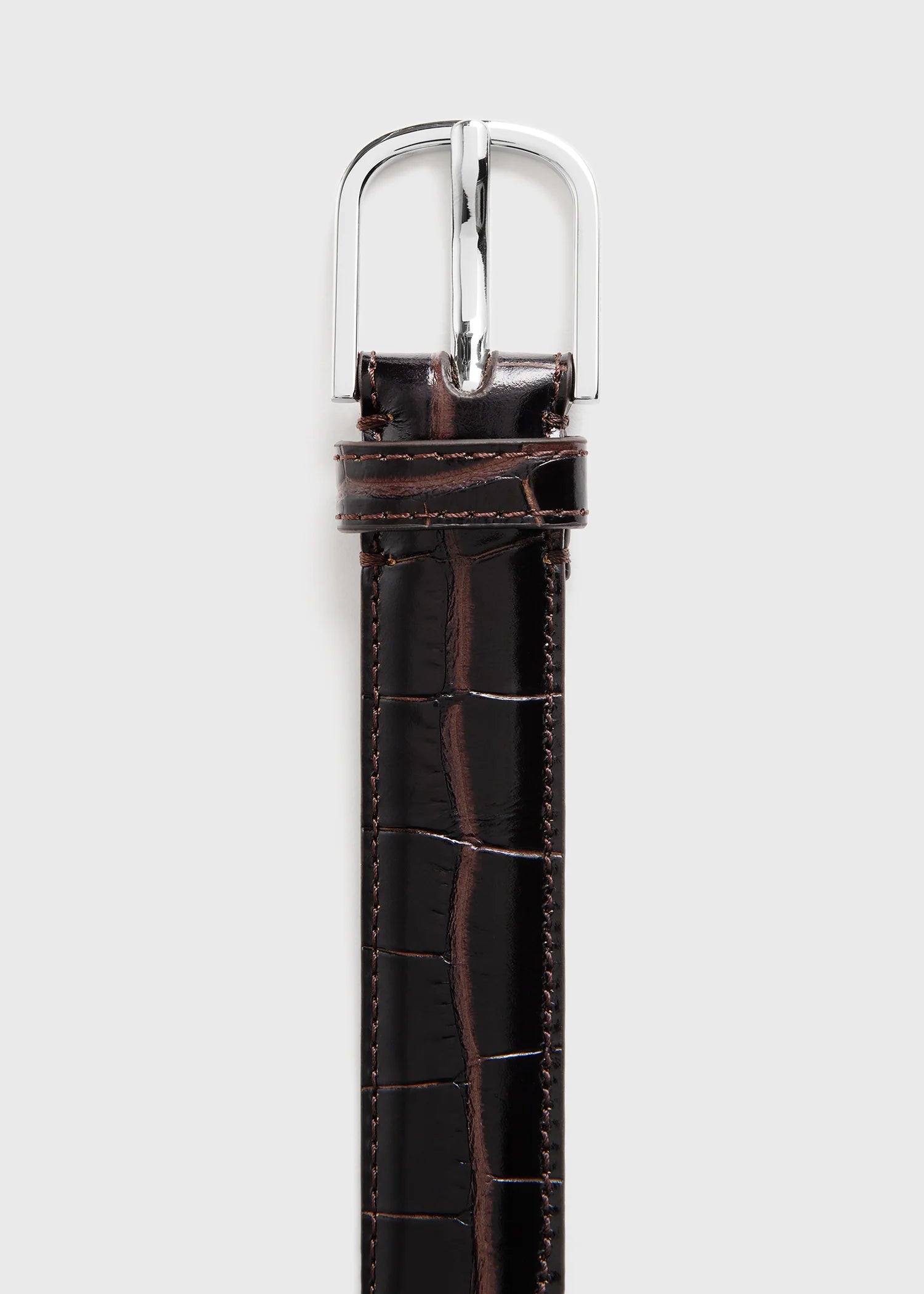 Slim Croco, Chocolate, Gürtel