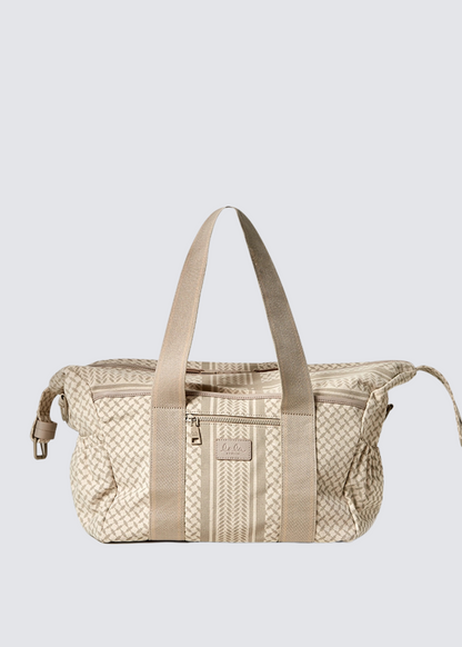 Muriel, Stripe Beige, Large Bag