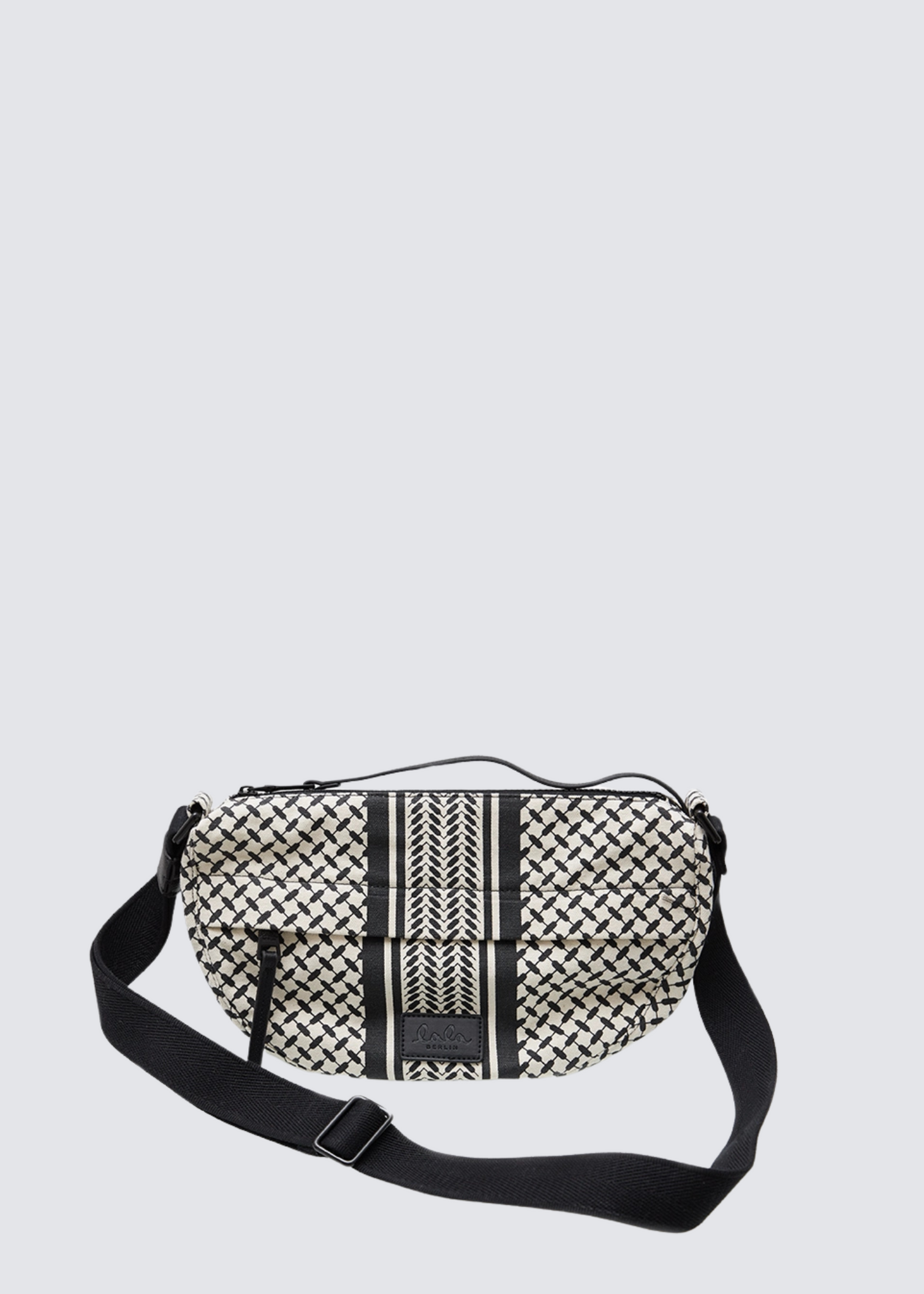 Camilla, Stripe Black, Canvas Bag