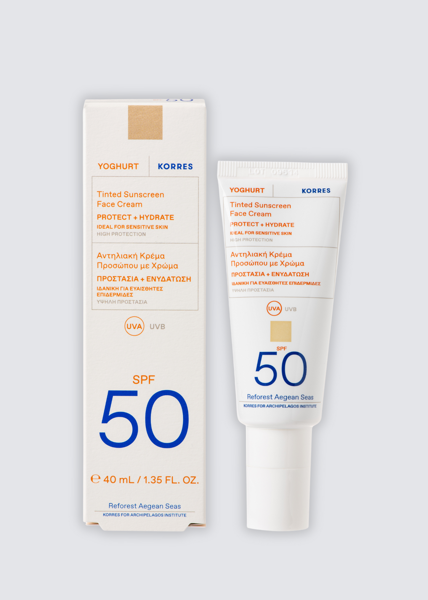 Tinted Yoghurt Sunscreen, SPF50, Sonnenschutzcreme