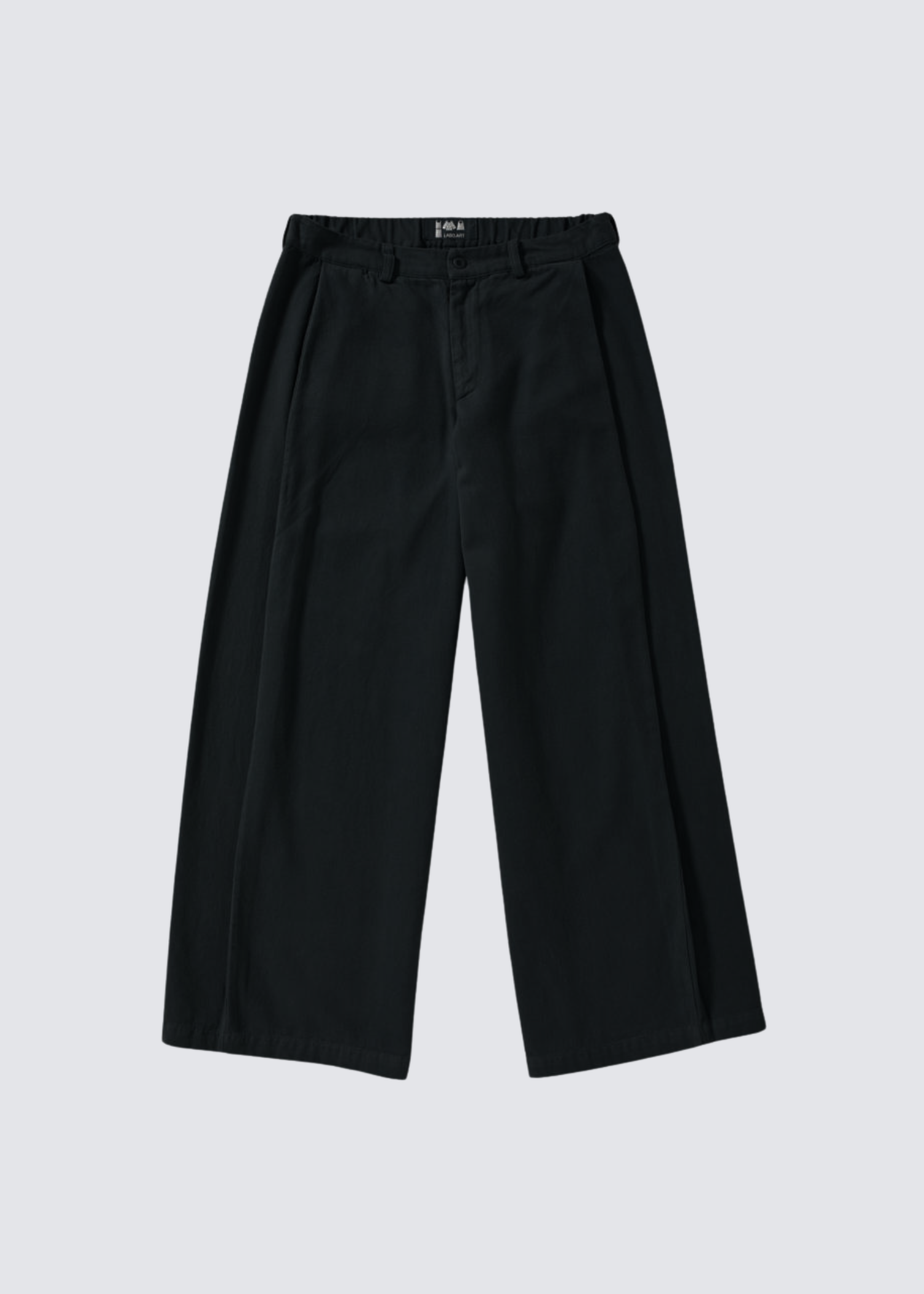 LABO.ART schwarze, weite Hose aus Baumwolle - Flatshot