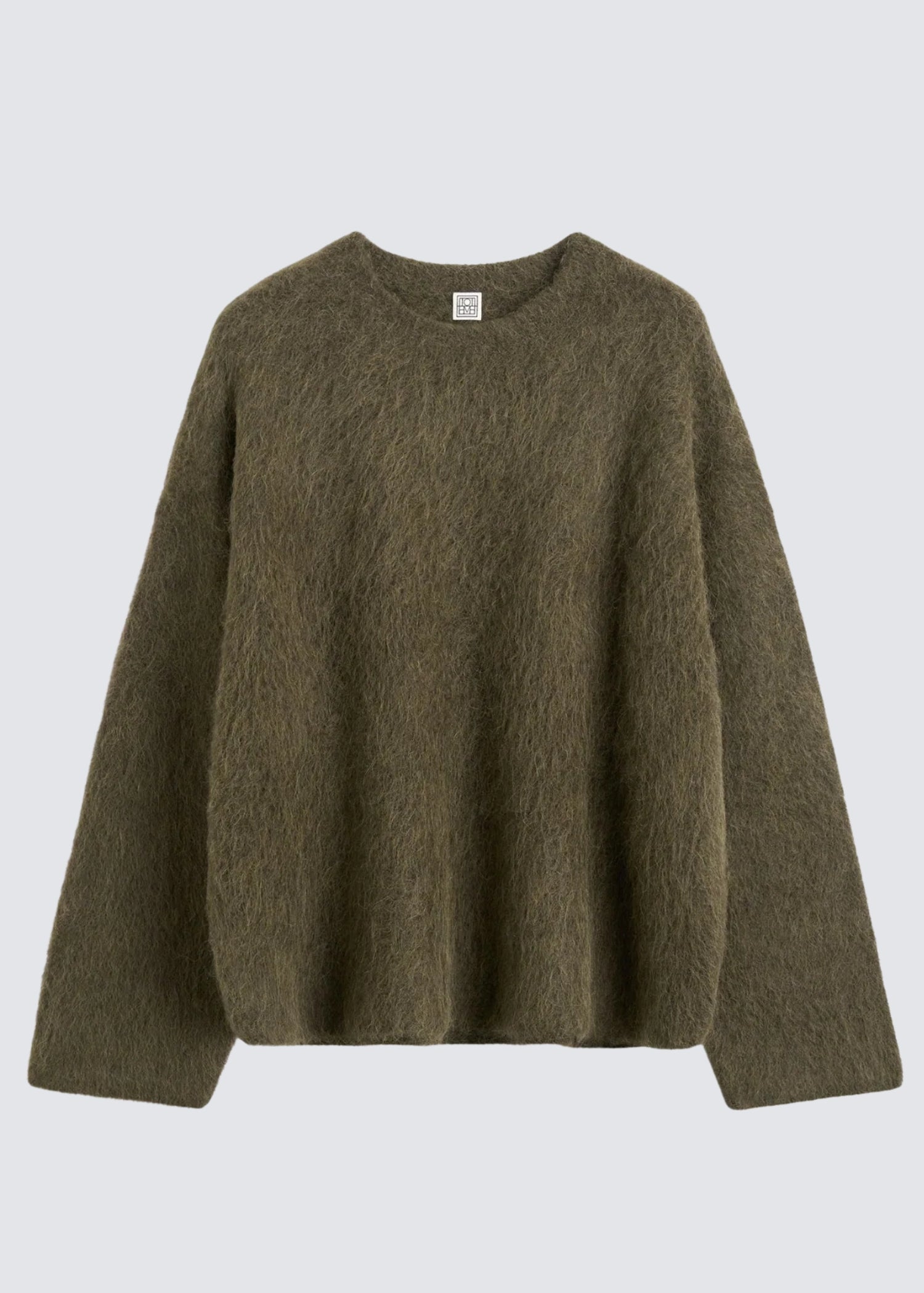 toteme brauner pullover aus alpakagemisch - Flat Shot