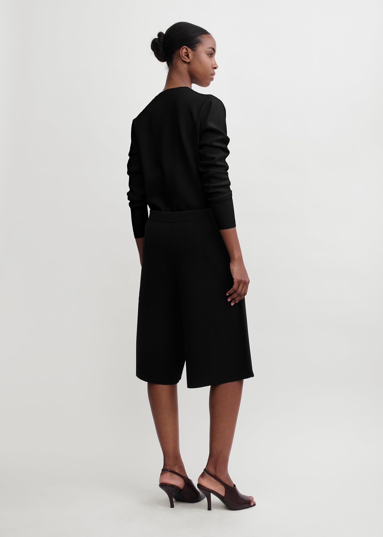 Toteme, Knit, Black, Shorts