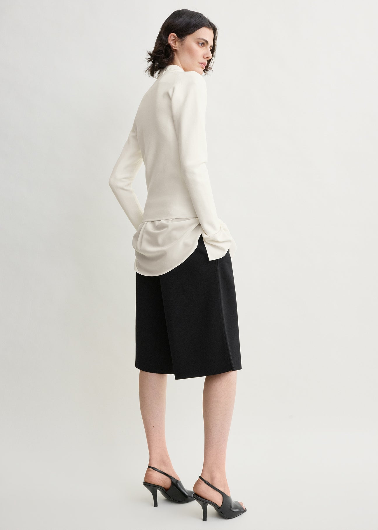 Toteme, Knit, Black, Shorts