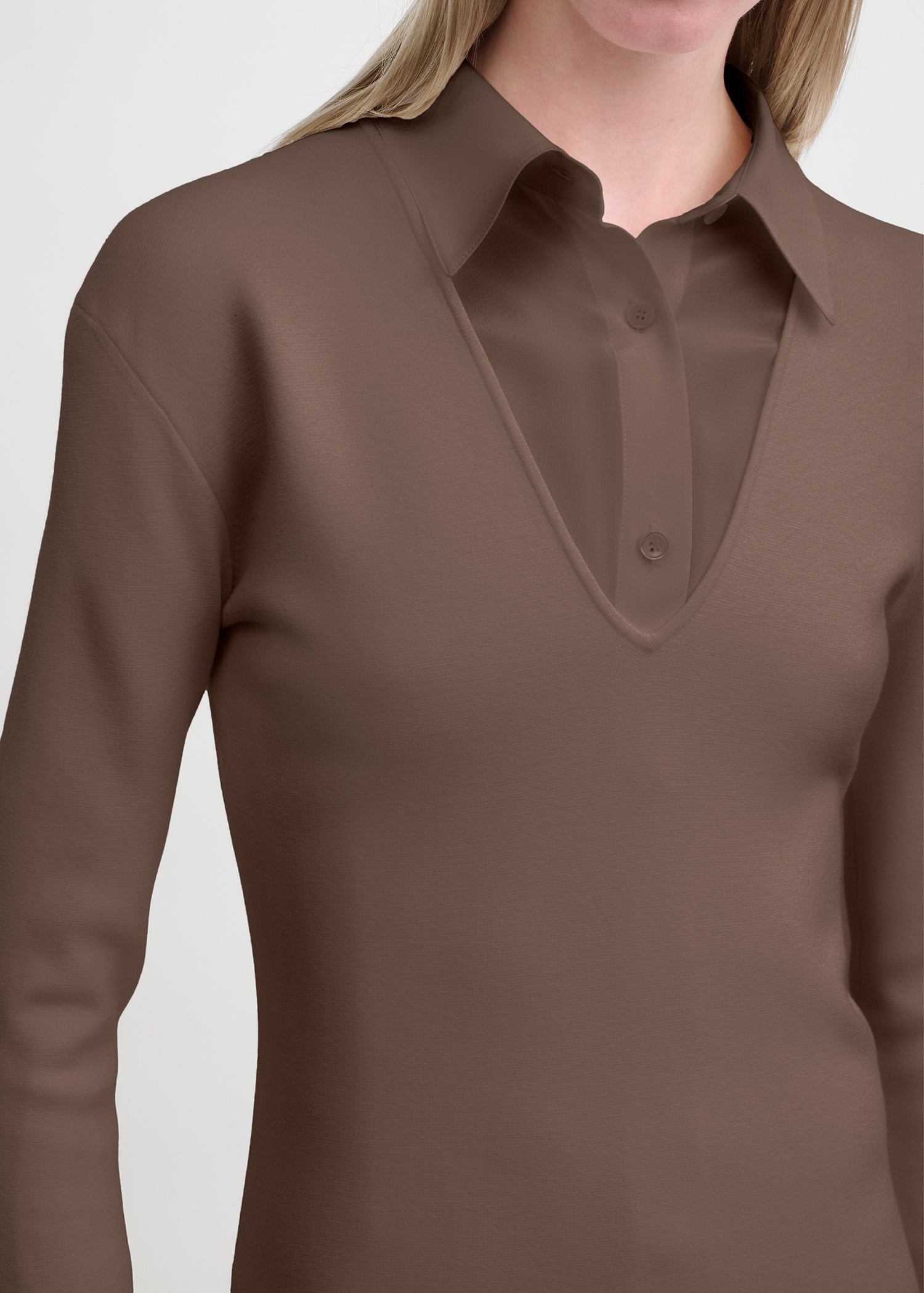 Toteme, Compact Knit, Walnut, Pullover