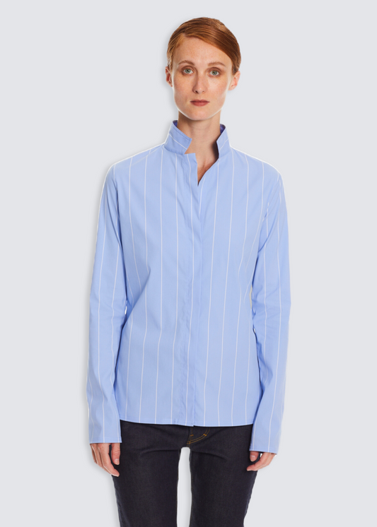 Catharina, Blue/White Stripes, shirt 