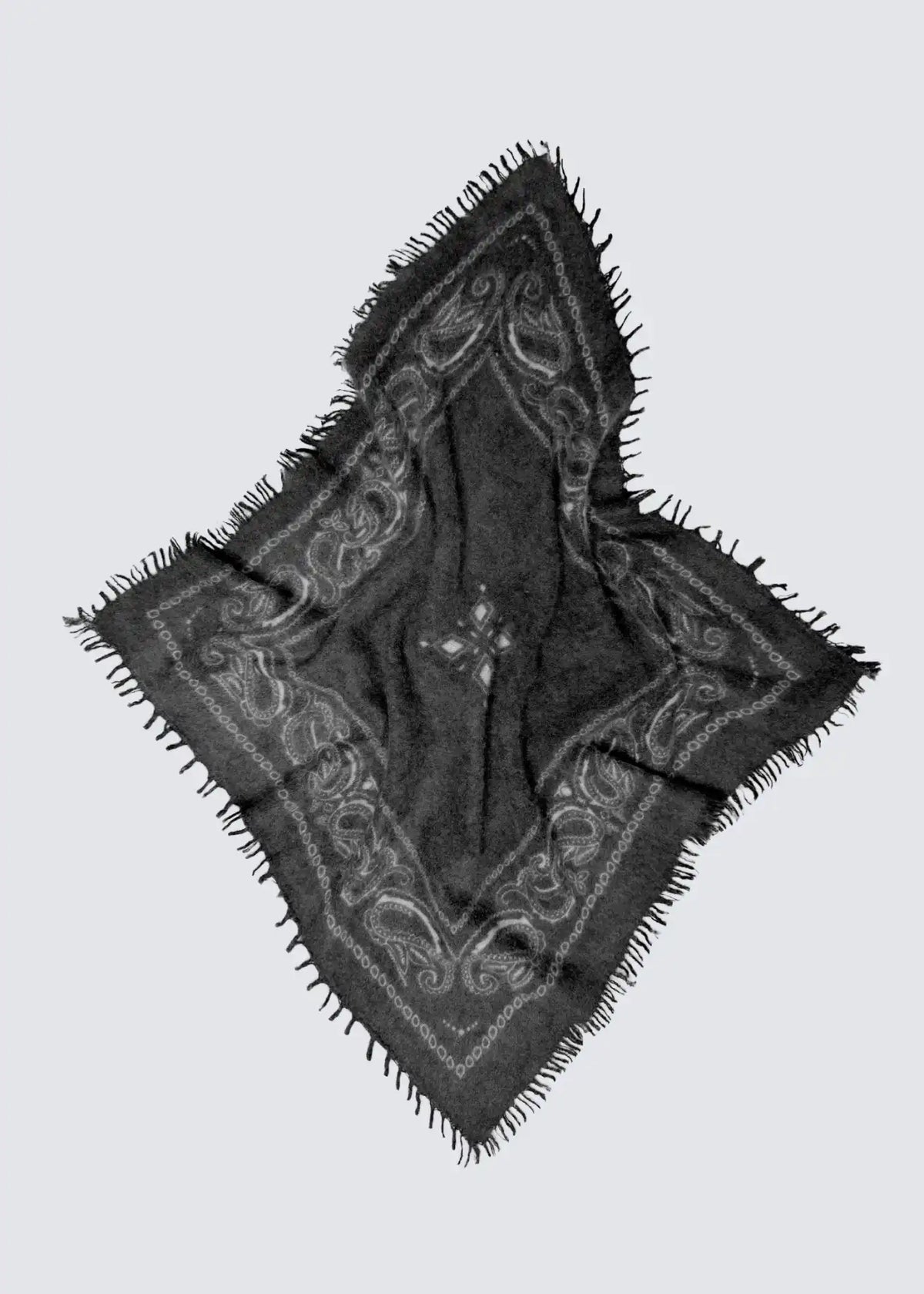 Warm Me, Felix Bandana, Blanc/Black, Schal