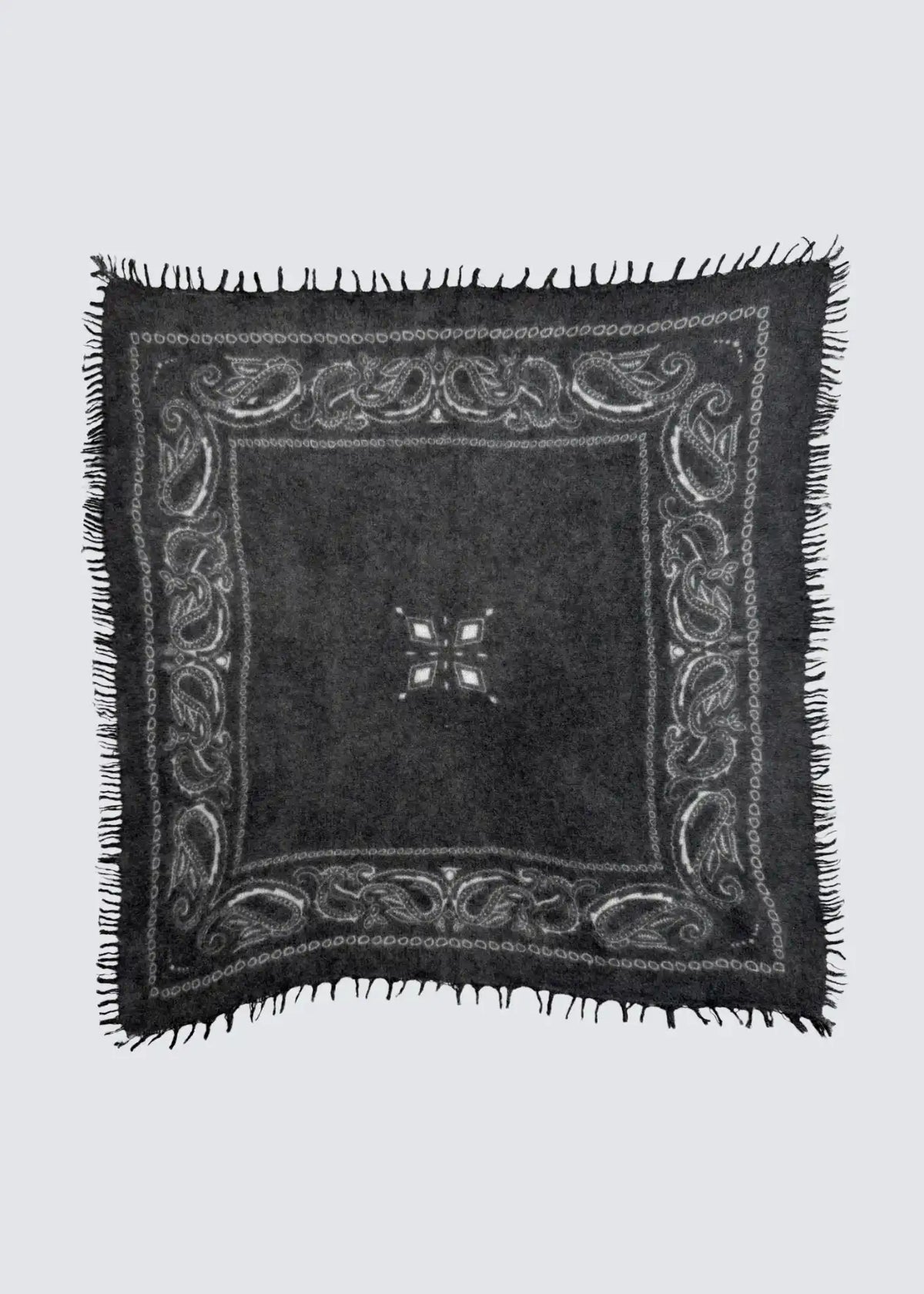 Warm Me, Felix Bandana, Blanc/Black, Schal