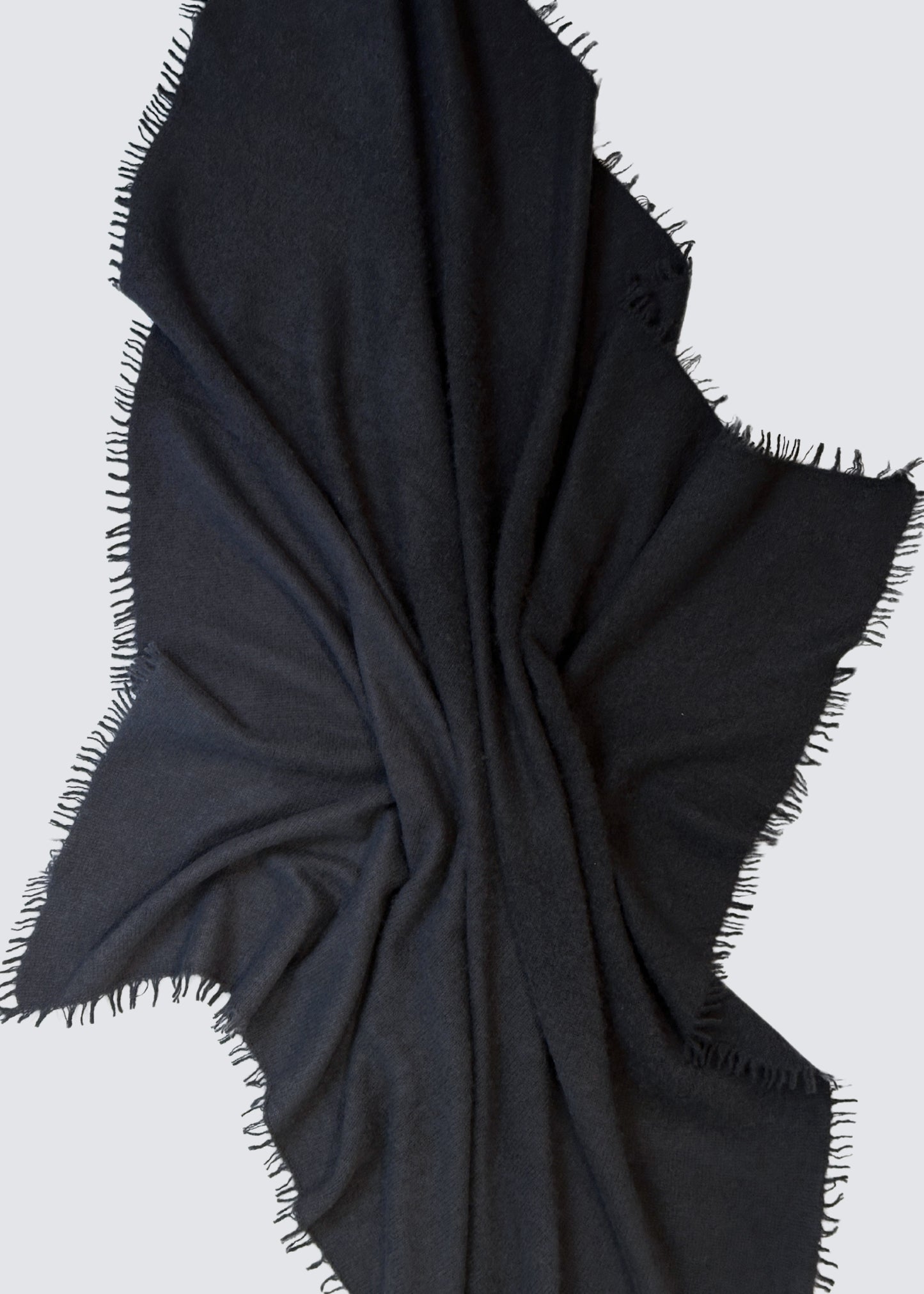 Aimee Shaded, Black/Grey Flanell, Scarf