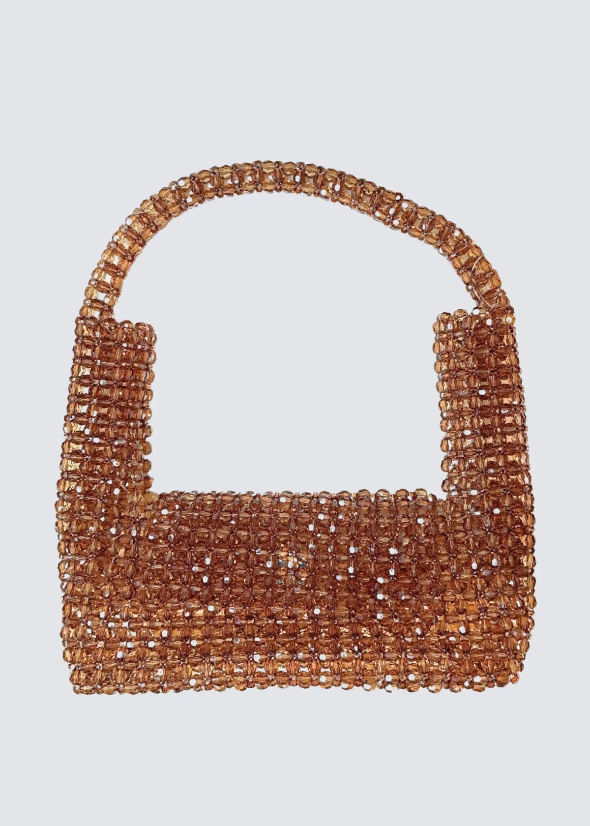 William Fan, Carrie, Sheer Brown, Perlen Tasche