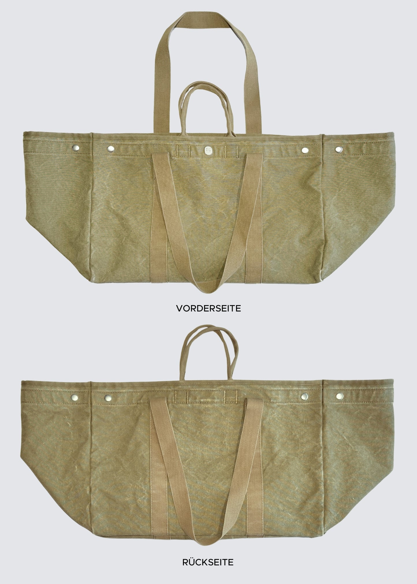 Plaza, Washed Khaki, Shopper L