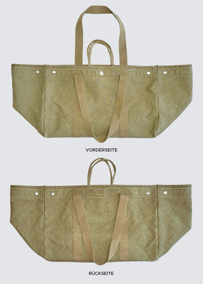 Plaza, Washed Khaki, Shopper L