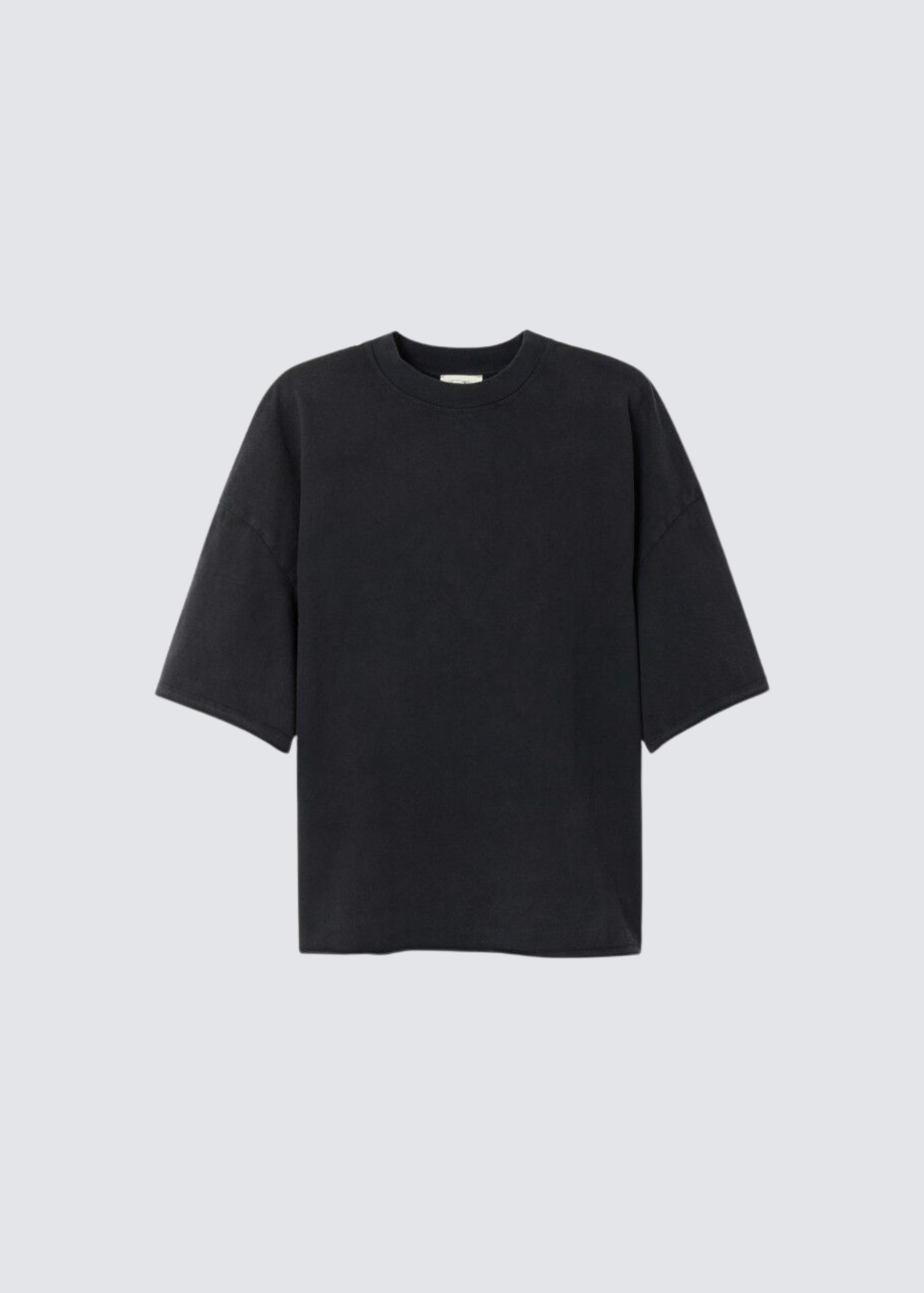 American Vintage schwarzes T-Shirt aus Baumwolle - Flatshot