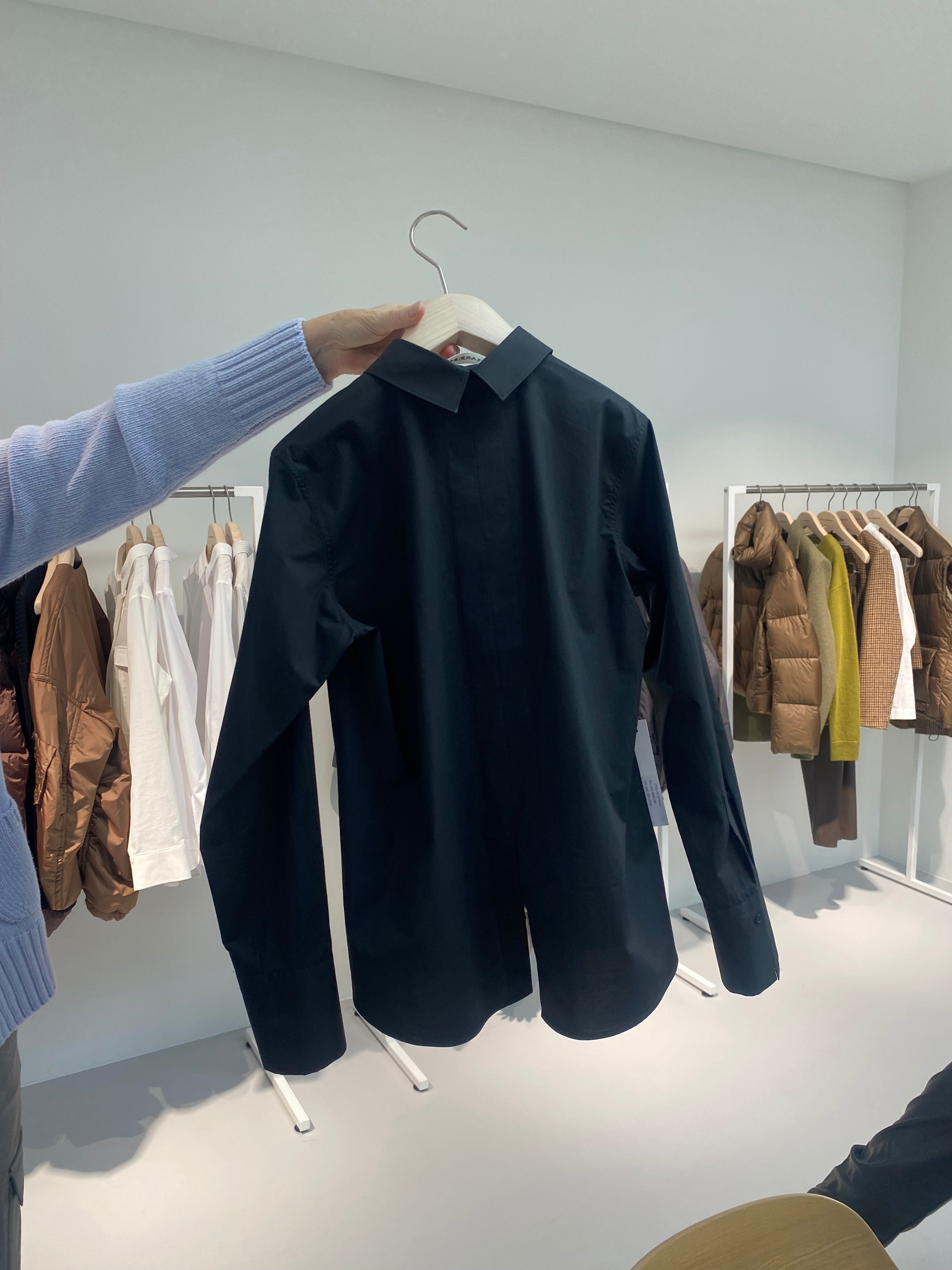 Anya, Black, Bluse - Lindner Fashion