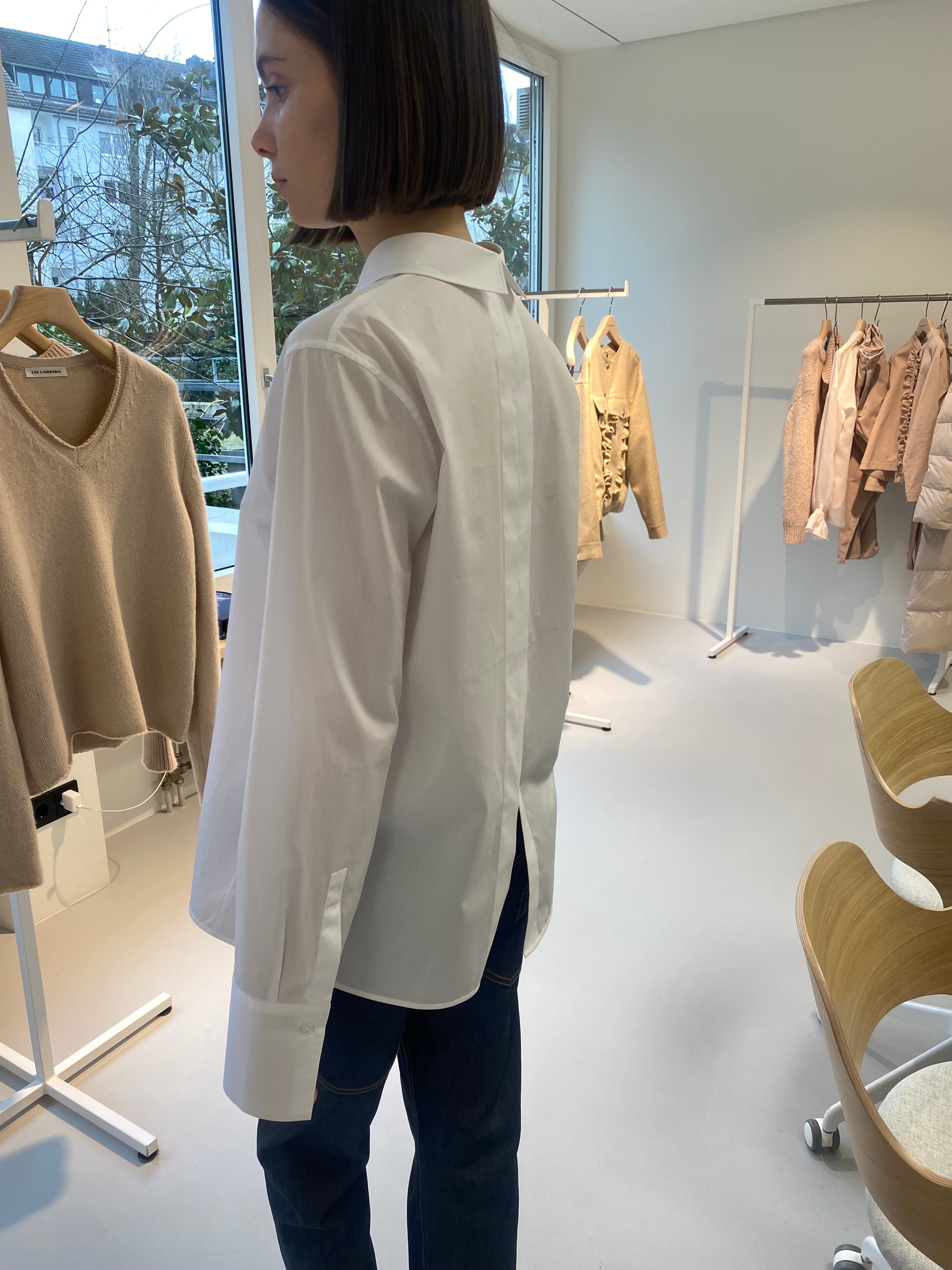 Anya, Black, Bluse - Lindner Fashion