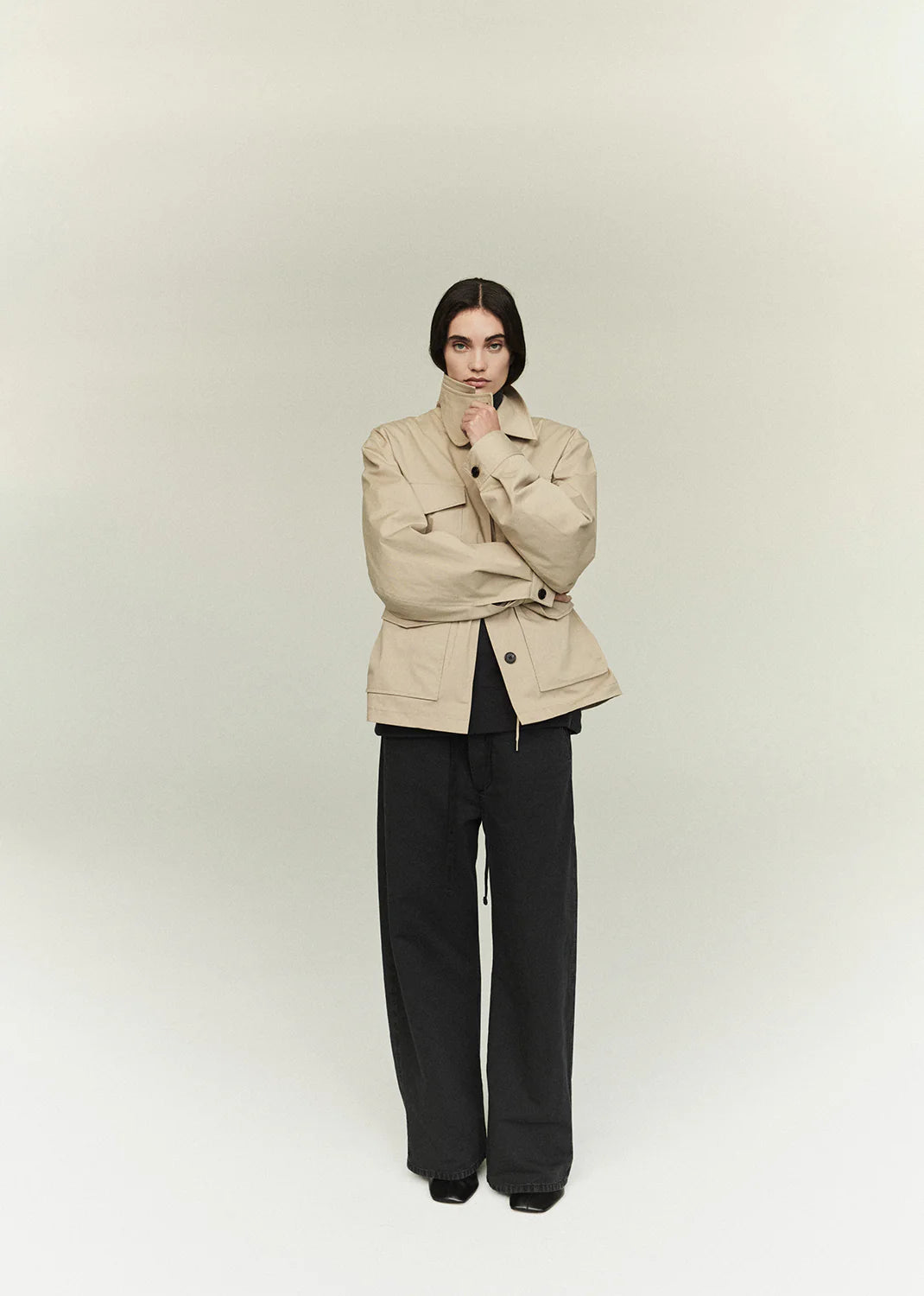 Aurora, Washed Black, Hose - Lindner Fashion