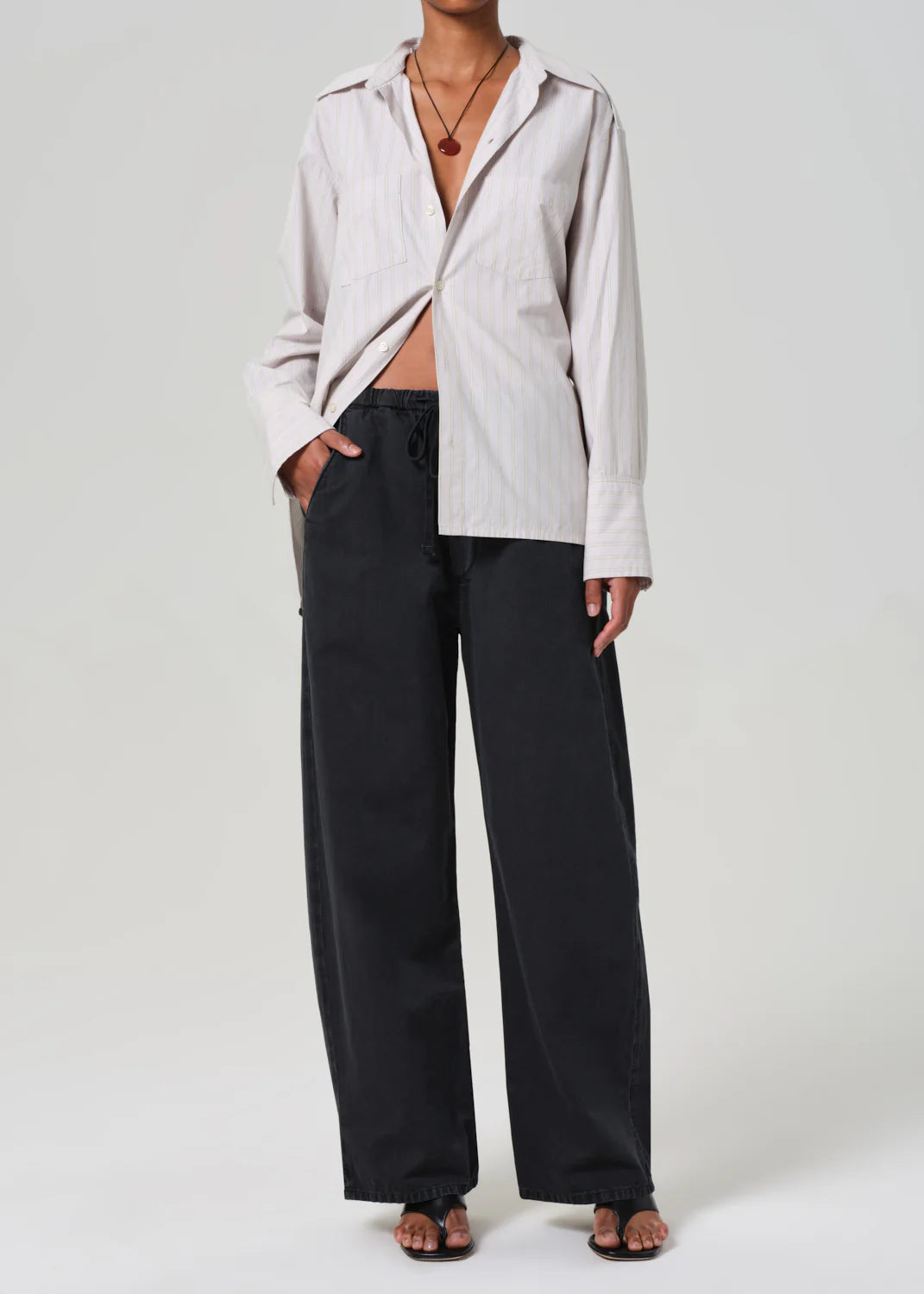 Aurora, Washed Black, Hose - Lindner Fashion