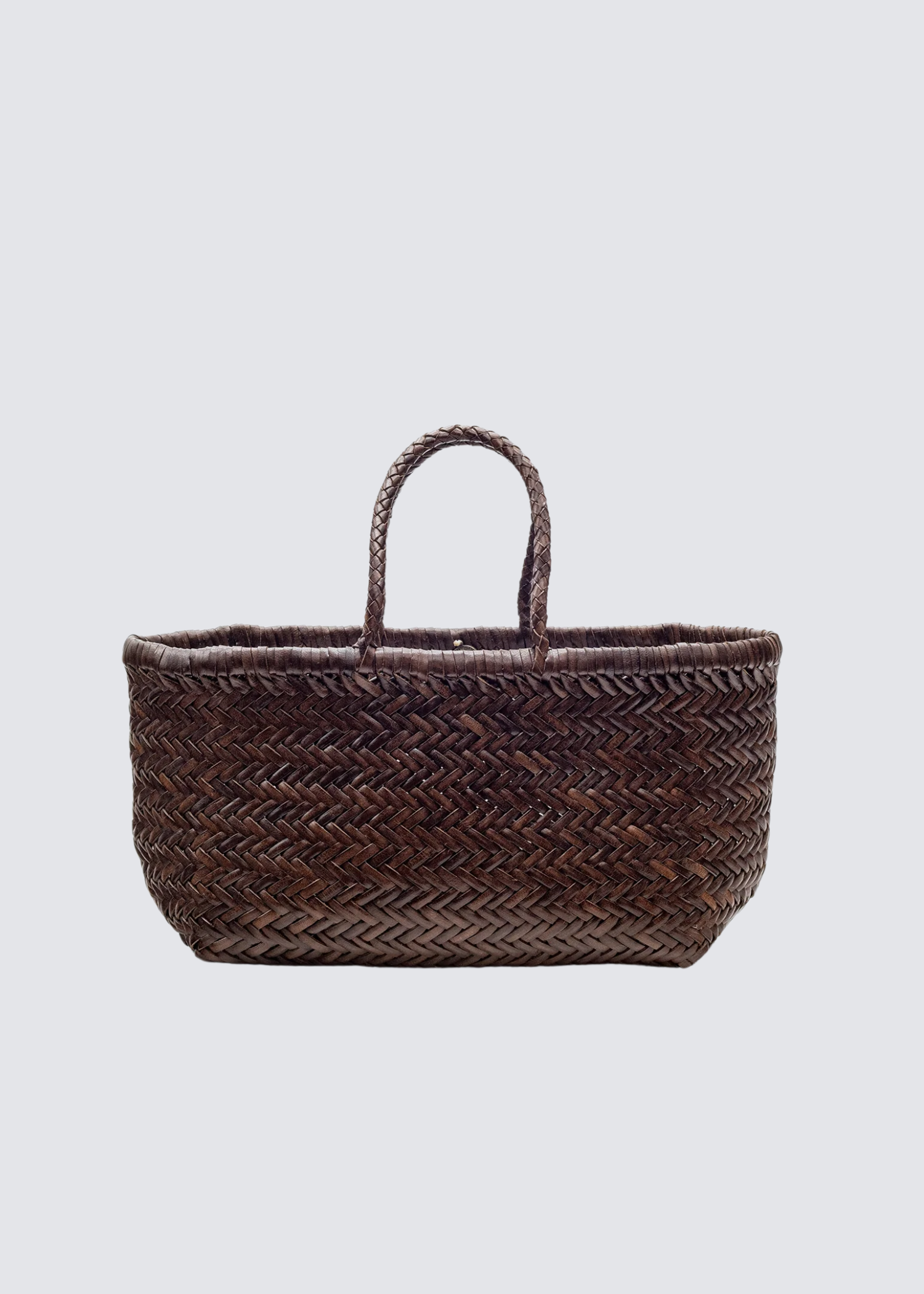 Bamboo Triple Jump Small, Dark Brown, Tasche - Lindner Fashion
