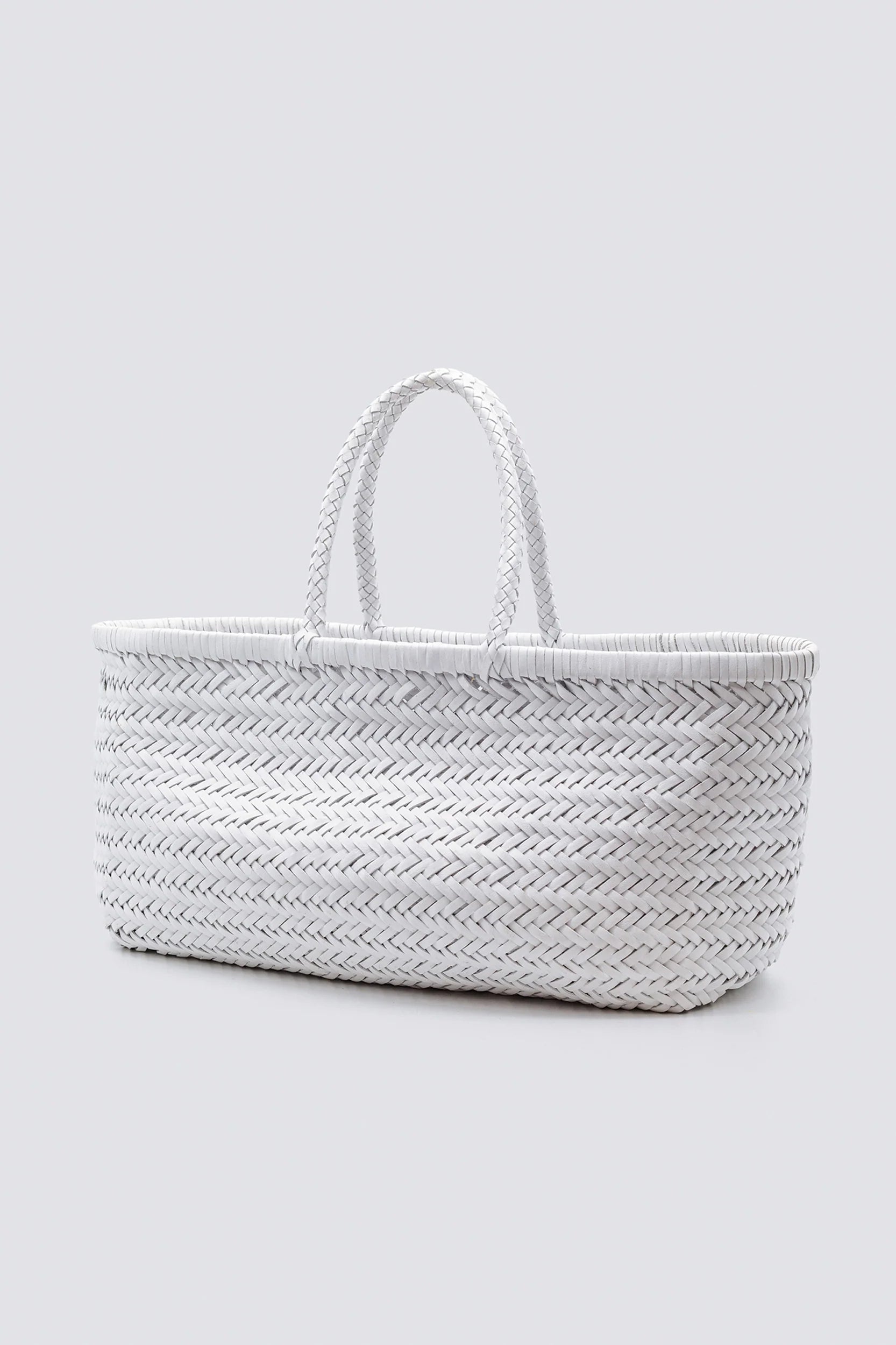 Bamboo Triple Jump Small, White, Tasche - Lindner Fashion