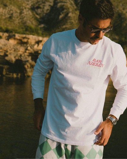 Bar, White, Longsleeve - Lindner Fashion