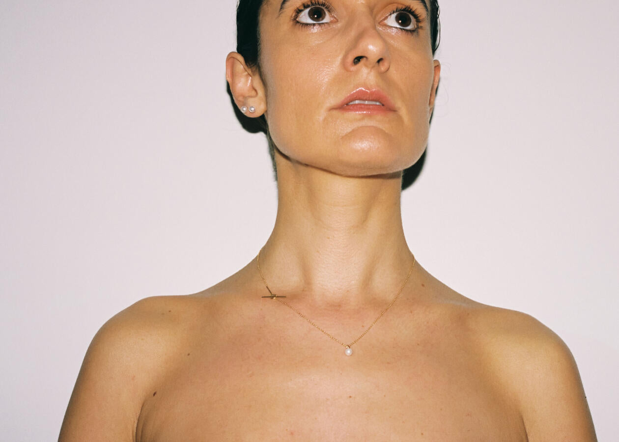 Big Pearl Neck, 925er Siver/Freshwater Pearl, Kette - Lindner Fashion