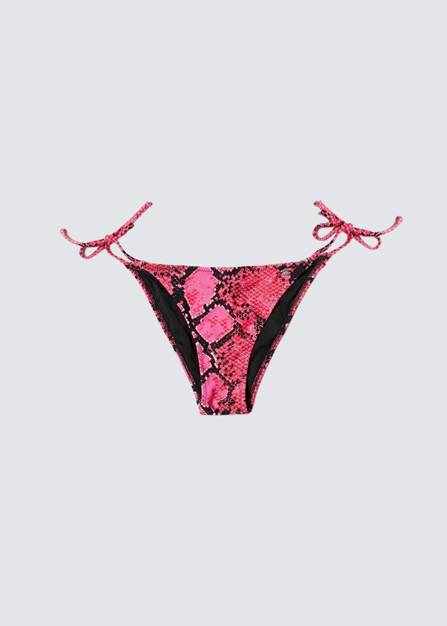 Bjork, Hot Pink/Python, Bikini Bottom - Lindner Fashion