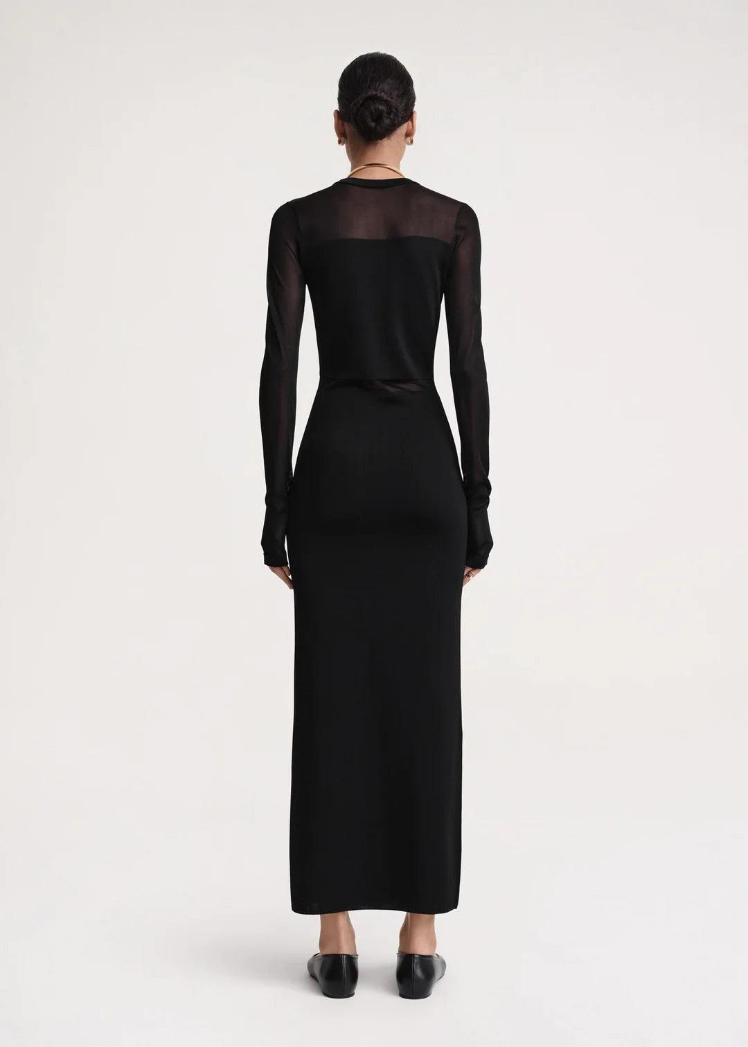 Black, Dress - Lindner Fashion