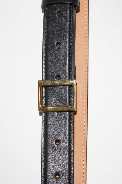 Black/Gold, Belt - Lindner Fashion