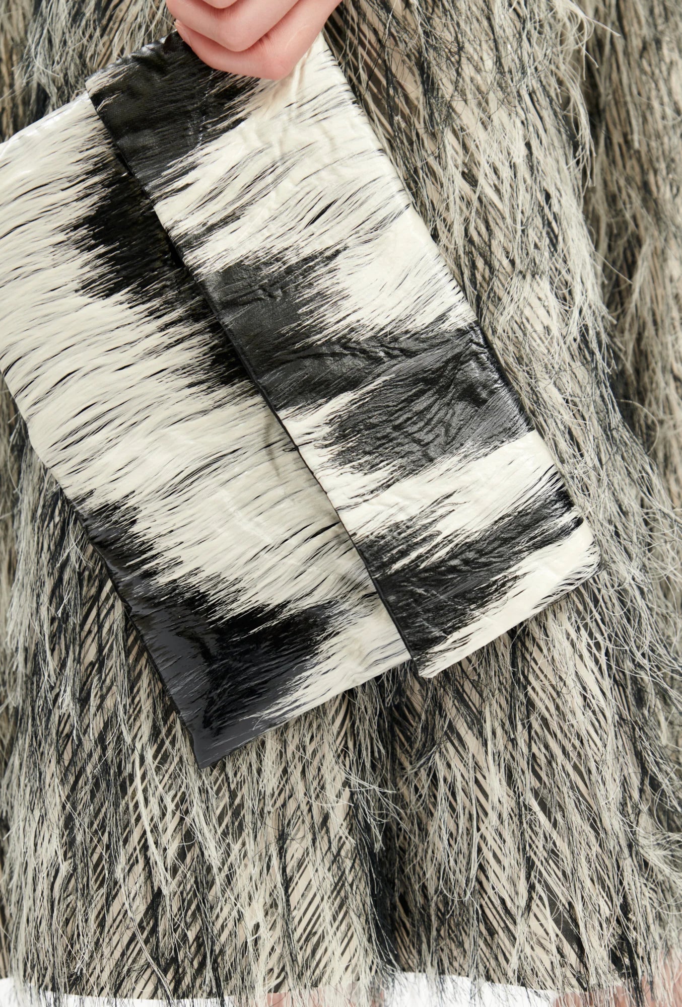 Black/White, Clutch - Lindner Fashion