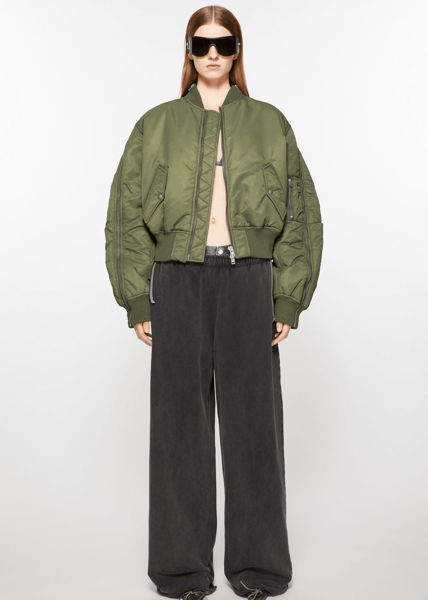 Bomber, Hunter Green, Jacket - Lindner Fashion