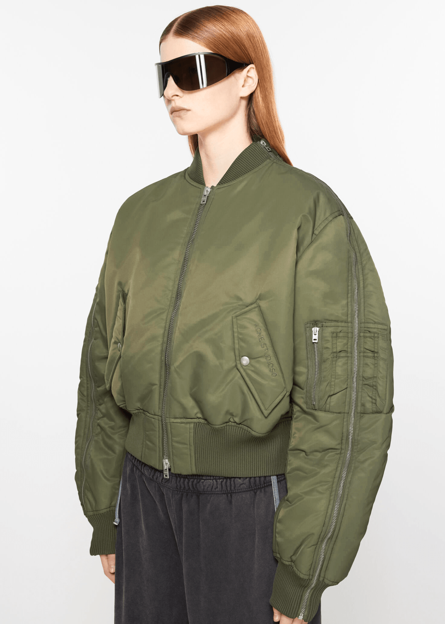 Bomber, Hunter Green, Jacket - Lindner Fashion