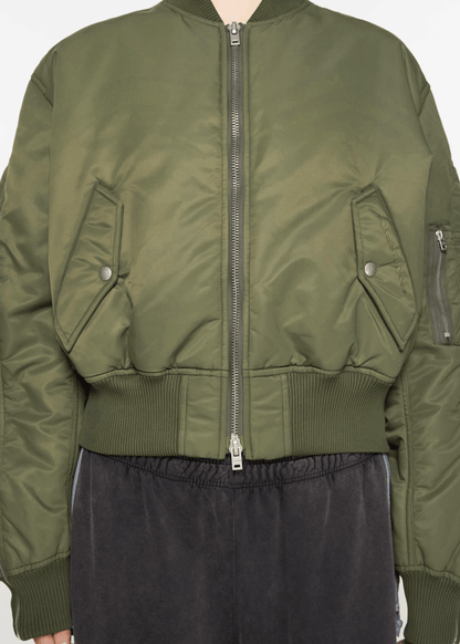 Bomber, Hunter Green, Jacket - Lindner Fashion