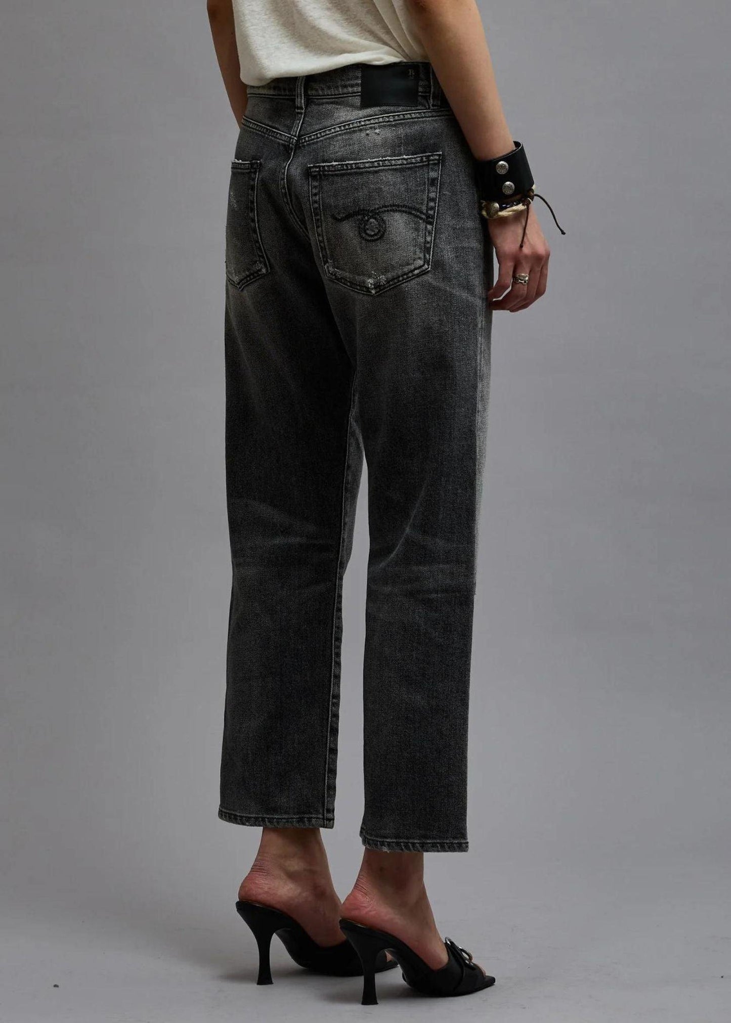 Boyfriend Jean, Vintage Grey, Jeans - Lindner Fashion