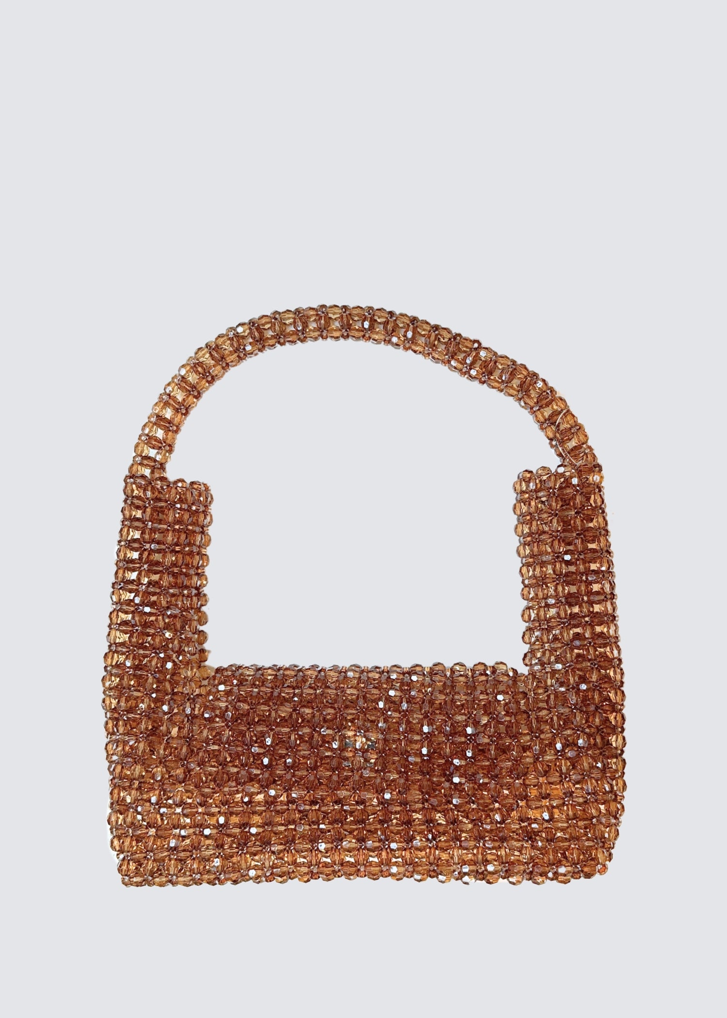 Carrie, Sheer Brown, Pearl Bag - Lindner Fashion