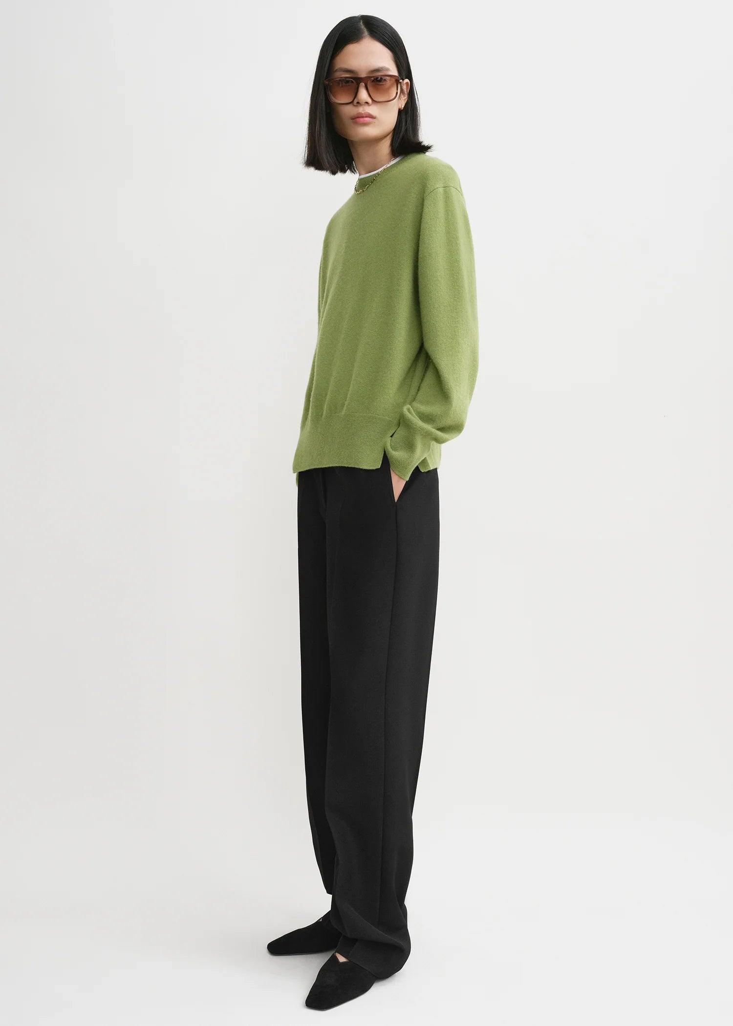 Cashmere Crew Neck, Laurel, Pullover - Lindner Fashion