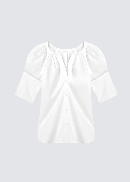 Chloe, White, Blouse - Lindner Fashion