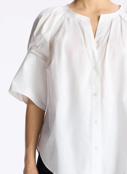 Chloe, White, Blouse - Lindner Fashion