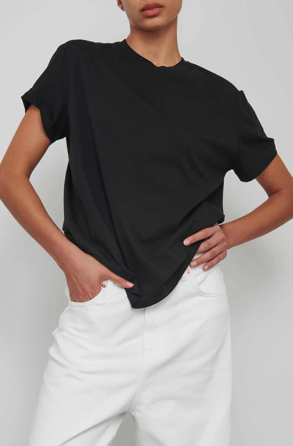 Classic, Black, T-Shirt - Lindner Fashion