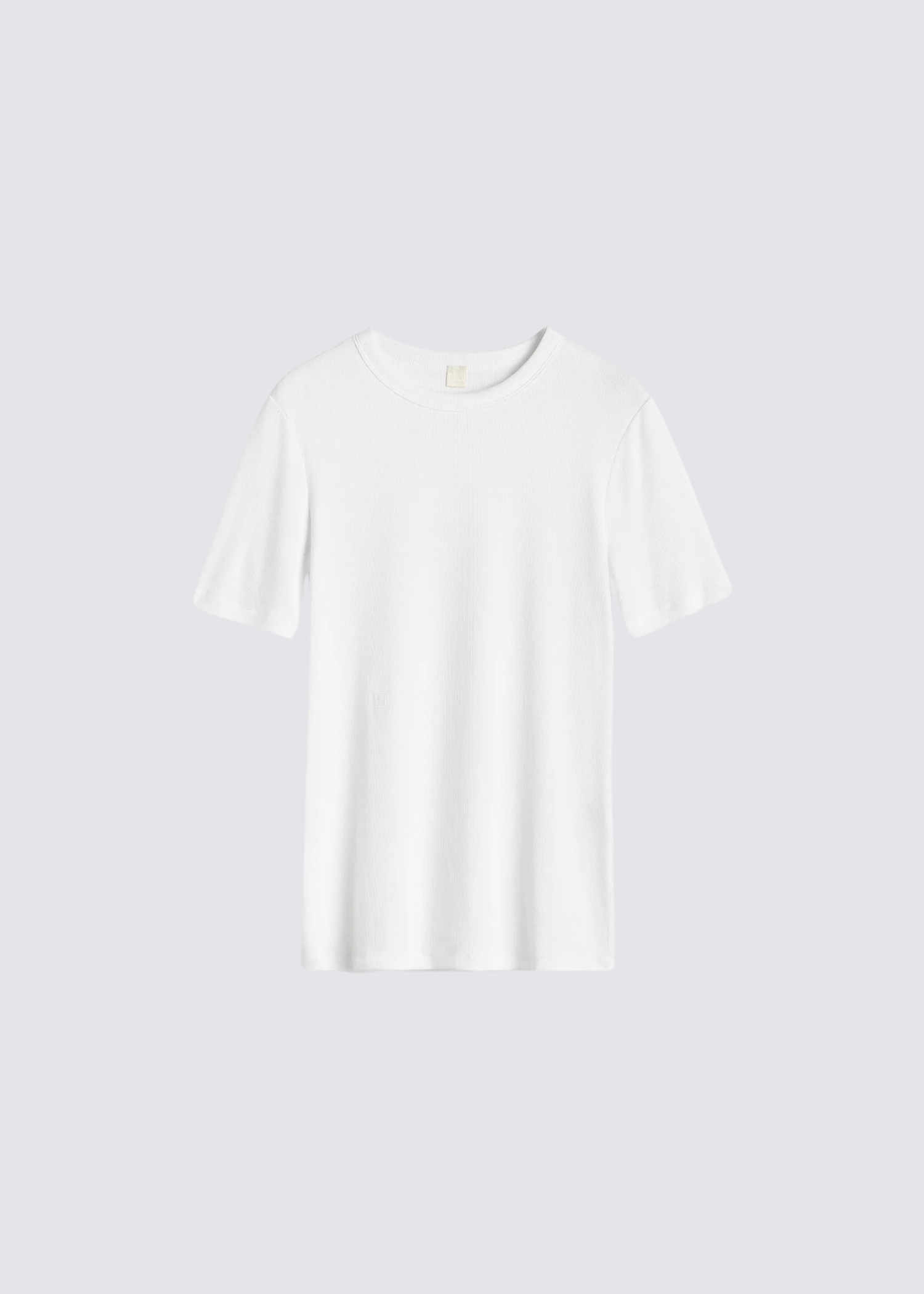 Classic Rib, White, T-Shirt - Lindner Fashion