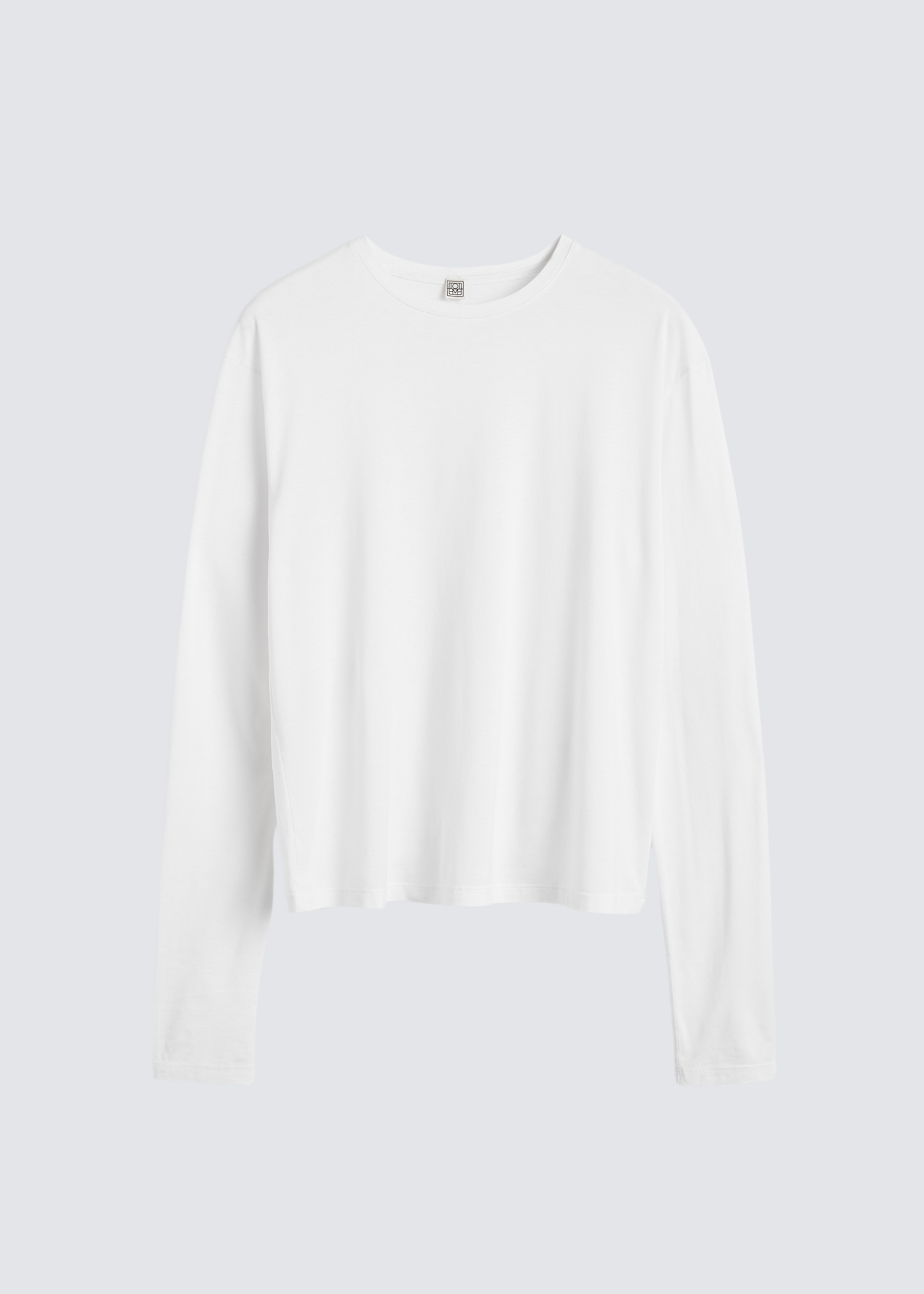 Classic Tee, White, Langarm - Lindner Fashion