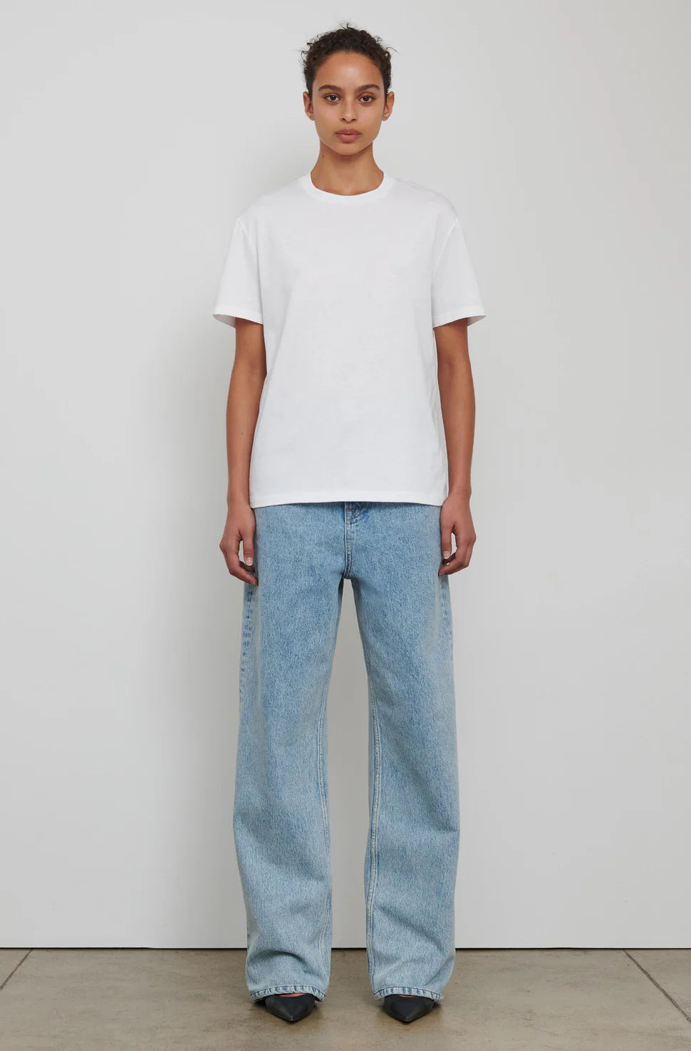 Classic, White, T-Shirt - Lindner Fashion