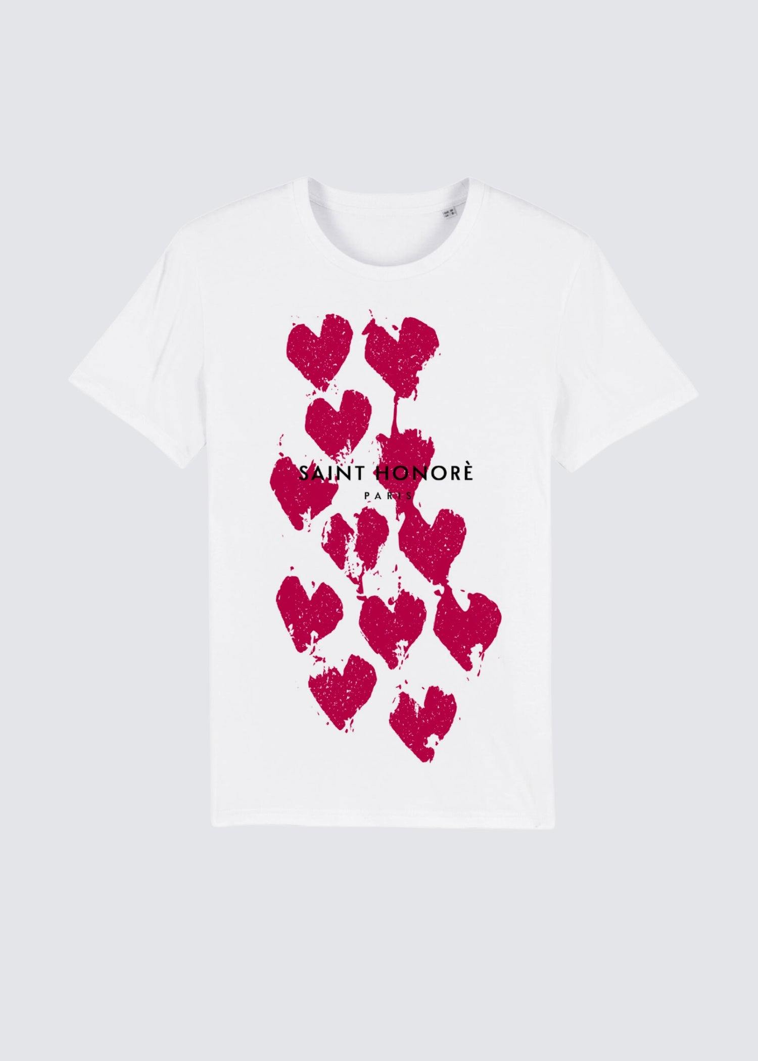 Cuore, White, T-Shirt - Lindner Fashion