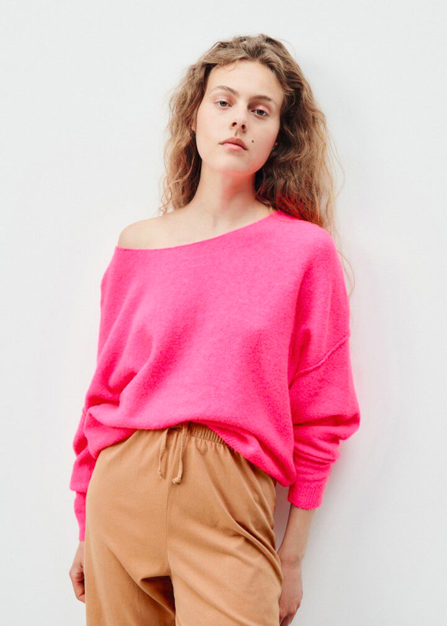 Damsville, Rose Fluo, Pullover - Lindner Fashion