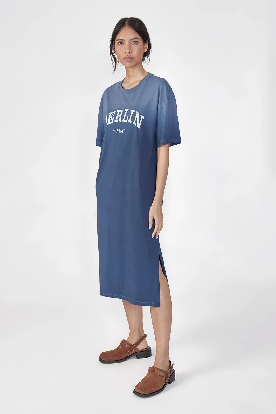 Dan, Washed Blue, Kleid - Lindner Fashion