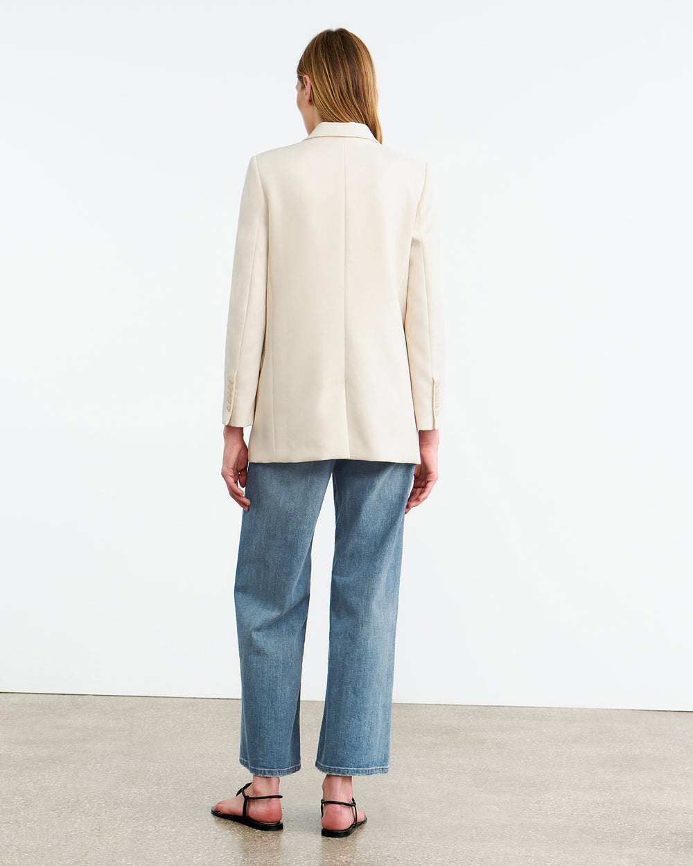 Diane, Stone, Blazer - Lindner Fashion